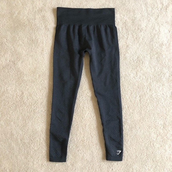 Gymshark Black Seamless Tight Leggings size Small - Picture 2 of 9